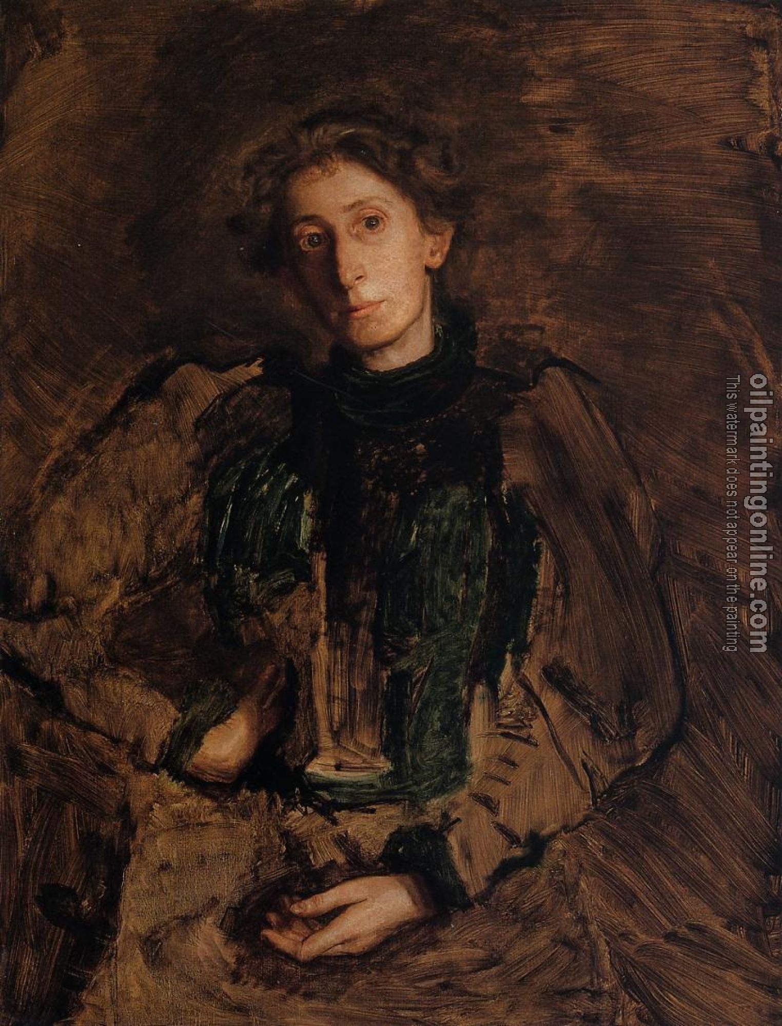 Eakins, Thomas - Portrait of Jennie Dean Kershaw